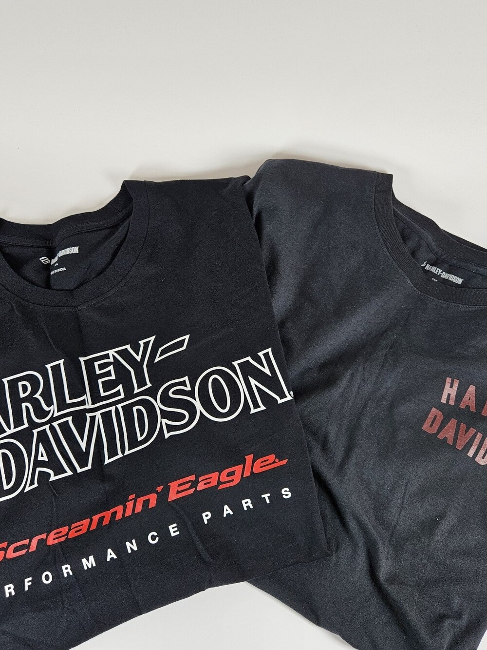 Lot Of 2 Harley-Davidson T-shirt Mens 3XL Black Motorcycle Biker